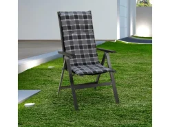 Beo Gartenstuhlauflagen|Hochlehner-Saumauflage Belgrad