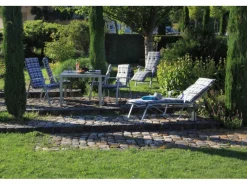 Beo Gartenstuhlauflagen|Hochlehner-Saumauflage Belgrad