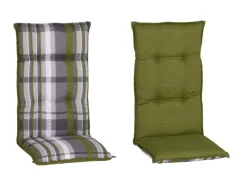 Beo Gartenstuhlauflagen|Hochlehner-Saumkissen Tirana Turin 120 cm x 50 cm x 8 cm