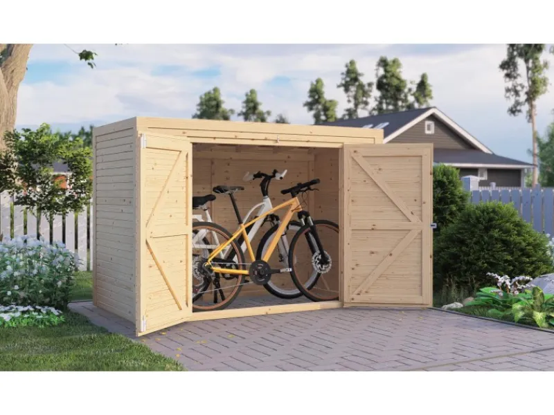 Gartenschrank Box Bike 103 cm x 207 cm FSC®*Bertilo