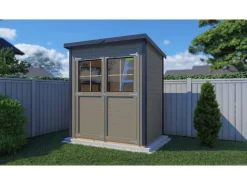 Kinder Bertilo Kinder-Gartengeräte|Gerätehaus Castano 1 Beige 180 cm x 120 cm FSC®