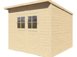 Holz-Gartenhaus Alster 245 cm x 239 cm Natur FSC®*Bertilo Sale