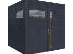 Kinder Bertilo Kinder-Gartengeräte|Holz-Gartenhaus Cubus 2 226 cm x 234 cm FSC®