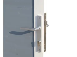 Bertilo Rechen|Holz-Gartenhaus Felix 293 cm x 245 cm Grau FSC®