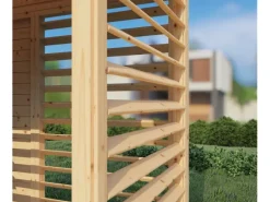 Bertilo Pavillons|Pavillon Garten-Lounge 2 Natur 234 cm x 337 cm FSC®