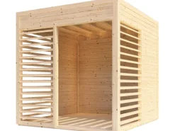 Bertilo Gartenmöbel-Sets|Pavillons|Pavillon Garten-Lounge 1 Natur 234 cm x 226 cm FSC®