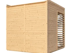 Bertilo Gartenmöbel-Sets|Pavillons|Pavillon Garten-Lounge 1 Natur 234 cm x 226 cm FSC®