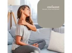 Bestlivings Gartenstuhlauflagen|Dekokissen Kordoptik 40 x 40 cm Creme