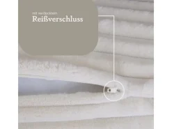 Bestlivings Gartenstuhlauflagen|Dekokissen Kordoptik 40 x 40 cm Creme