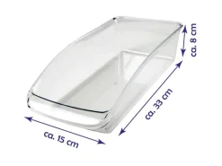 Kühlschrankbox M 33 x 1,5 x 8 cm 2er Pack*Bestlivings