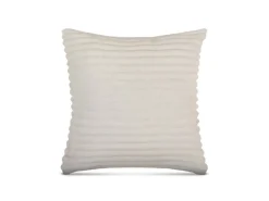 Bestlivings Gartenstuhlauflagen|Kissenhülle Kordoptik 50 x 50 cm Creme