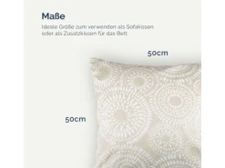 Kissenhülle Punkte 50 x 50 cm*Bestlivings