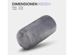 Bestlivings Sitzkissen|Gartenstuhlauflagen|Nackenrolle 16 x 30 cm