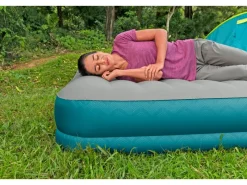 Bestway Wasserspielzeug|Doppelluftbett AlwayzAire Fortech 203 cm x 152 cm x 36 cm Türkis-Grau