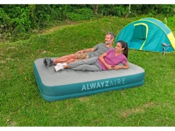 Bestway Wasserspielzeug|Doppelluftbett AlwayzAire Fortech 203 cm x 152 cm x 36 cm Türkis-Grau