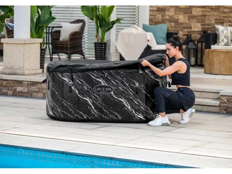 Eisbad Glacial Dip mit Filterpumpe Aufblasbar 152 cm x 92 cm x 71 cm*Bestway Hot