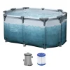 Eisbad Glacial Dip mit Filterpumpe Oval 150 cm x 90 cm x 65 cm*Bestway Hot