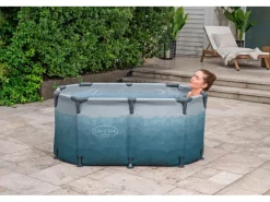 Eisbad Glacial Dip mit Filterpumpe Oval 150 cm x 90 cm x 65 cm*Bestway Hot