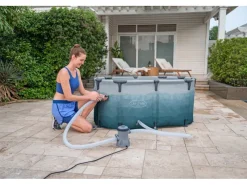 Eisbad Glacial Dip mit Filterpumpe Oval 150 cm x 90 cm x 65 cm*Bestway Hot