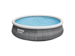 Fast Set Aufstellpool-Set Ø 457 x 107 cm Rund Schiefergrau*Bestway Online