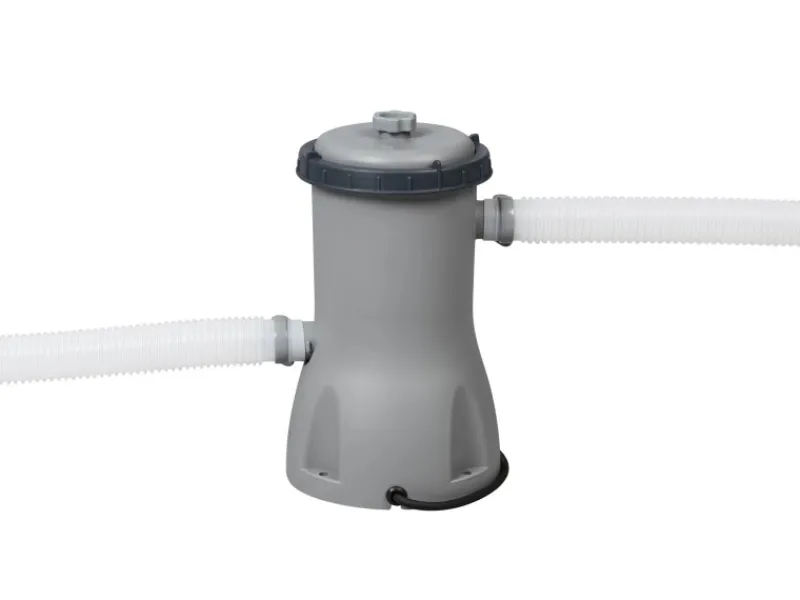 Fast Set Aufstellpool-Set Ø 457 x 122 cm Rund Schiefergrau*Bestway New