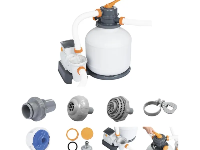 Bestway Pooltechnik|Flowclear Sandfilteranlage mit Zeitschaltuhr 5.678l/h 230 W