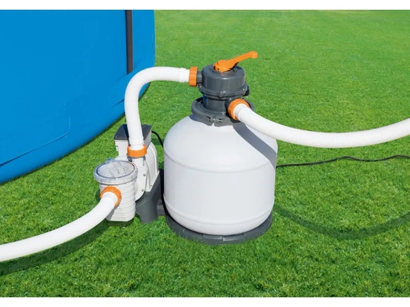 Bestway Pooltechnik|Flowclear Sandfilteranlage mit Zeitschaltuhr 5.678l/h 230 W