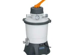 Bestway Aufstellpools|Hydrium Stahlwandpool Komplett-Set m. Sandfilteranlage Ø 360x120 cm Grau