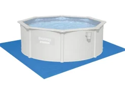 Bestway Aufstellpools|Hydrium Stahlwandpool Komplett-Set m. Sandfilteranlage Ø 360x120 cm Grau