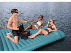 Bestway Wasserspielzeug|Hydro Force Schwimmende Plattform Sun Soaker 290 cm x 191 cm