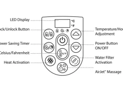 LAY-Z-SPA Whirlpool Paris AirJet 196 cm x 66 cm*Bestway Hot