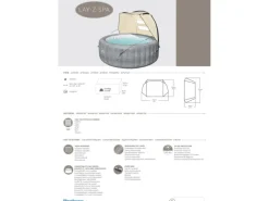 ® LAY-Z-SPA® Xtras Sonnenschutzdach 183 x 94 x109 cm*Bestway Sale