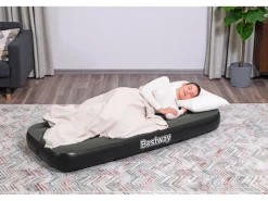 Bestway Wasserspielzeug|Luftbett TriTech für 1 Person 185 cm x 76 cm x 25 cm Schwarz-Grau
