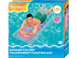 Bestway Wasserspielzeug|Luftmatratze Summer Colors mit Fenster 188 x 71 cm sortiert