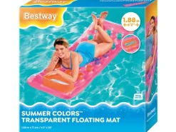 Bestway Wasserspielzeug|Luftmatratze Summer Colors mit Fenster 188 x 71 cm sortiert