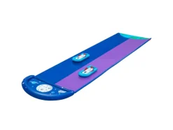 Bestway Wasserspielzeug|2-Personen-Rutsche H2OGO Lunar Launch ab 3 Jahren 488 cm x 138 cm