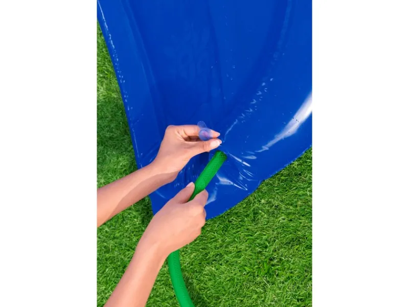 Bestway Wasserspielzeug|2-Personen-Rutsche H2OGO Lunar Launch ab 3 Jahren 488 cm x 138 cm