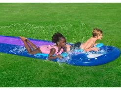 Bestway Wasserspielzeug|2-Personen-Rutsche H2OGO Lunar Launch ab 3 Jahren 488 cm x 138 cm