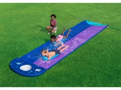 Bestway Wasserspielzeug|2-Personen-Rutsche H2OGO Lunar Launch ab 3 Jahren 488 cm x 138 cm