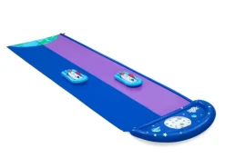 Bestway Wasserspielzeug|2-Personen-Rutsche H2OGO Lunar Launch ab 3 Jahren 488 cm x 138 cm