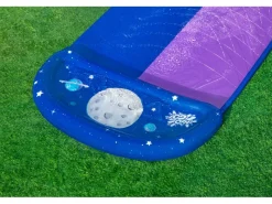 Bestway Wasserspielzeug|2-Personen-Rutsche H2OGO Lunar Launch ab 3 Jahren 488 cm x 138 cm