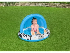 Bestway Wasserspielzeug|® Planschbecken Safari Sun™ mit Sonnenschutzdach Ø 97 x 66 cm, rund