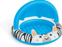 Bestway Wasserspielzeug|® Planschbecken Safari Sun™ mit Sonnenschutzdach Ø 97 x 66 cm, rund