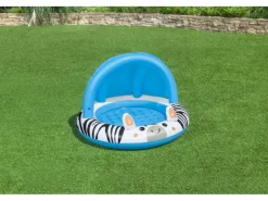 Bestway Wasserspielzeug|® Planschbecken Safari Sun™ mit Sonnenschutzdach Ø 97 x 66 cm, rund