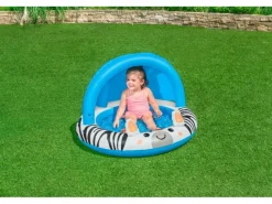 Bestway Wasserspielzeug|® Planschbecken Safari Sun™ mit Sonnenschutzdach Ø 97 x 66 cm, rund