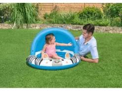 Bestway Wasserspielzeug|® Planschbecken Safari Sun™ mit Sonnenschutzdach Ø 97 x 66 cm, rund