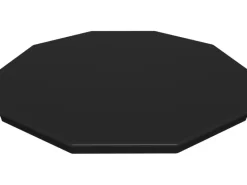 PVC-Abdeckplane für Pools Ø 305 cm Schwarz rund*Bestway Sale