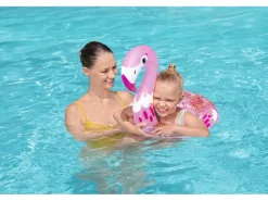 Bestway Wasserspielzeug|Schwimmring glitzernd mit Tierkopf 2-fach sortiert