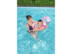 Bestway Wasserspielzeug|Schwimmring glitzernd mit Tierkopf 2-fach sortiert