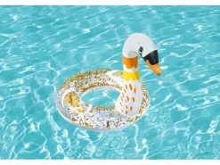 Bestway Wasserspielzeug|Schwimmring glitzernd mit Tierkopf 2-fach sortiert